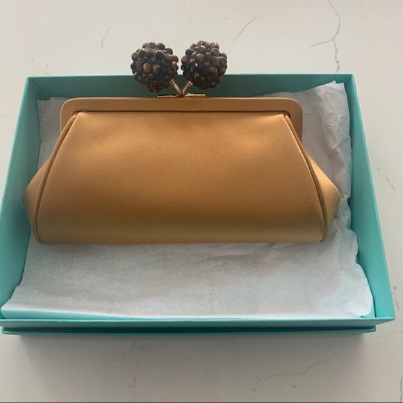 Tiffany & Co. Morgan Clutch - Gold - New - Picture 3 of 14
